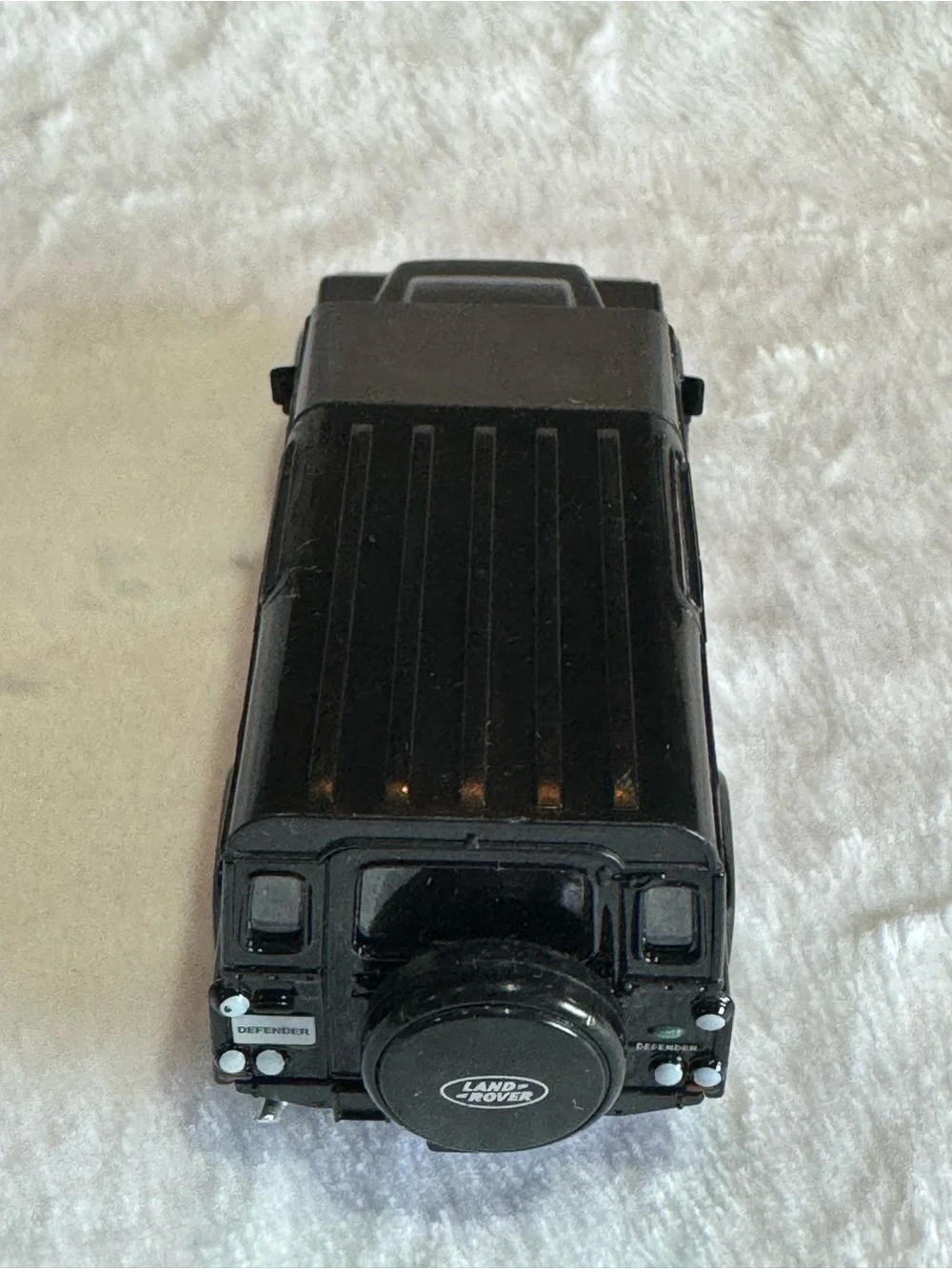 Black Die-Cast Utility Truck Toy